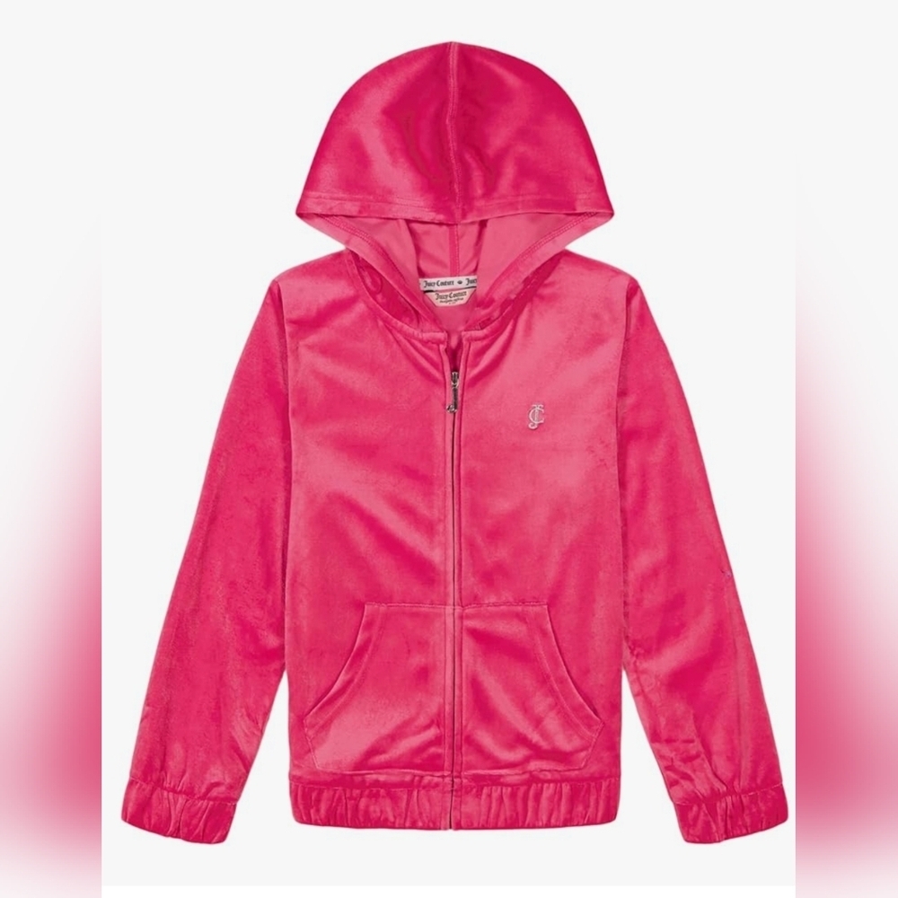 Juicy Couture Youth girls pink hoodie xl16